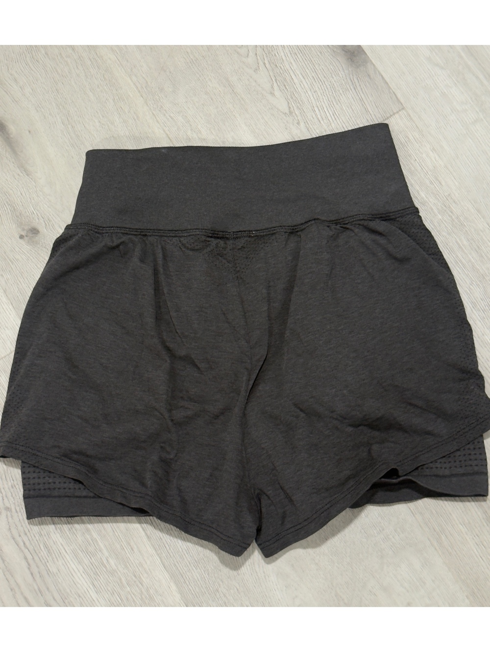 Gymshark Women Athletic Shorts High Waist Black Regular Sz S